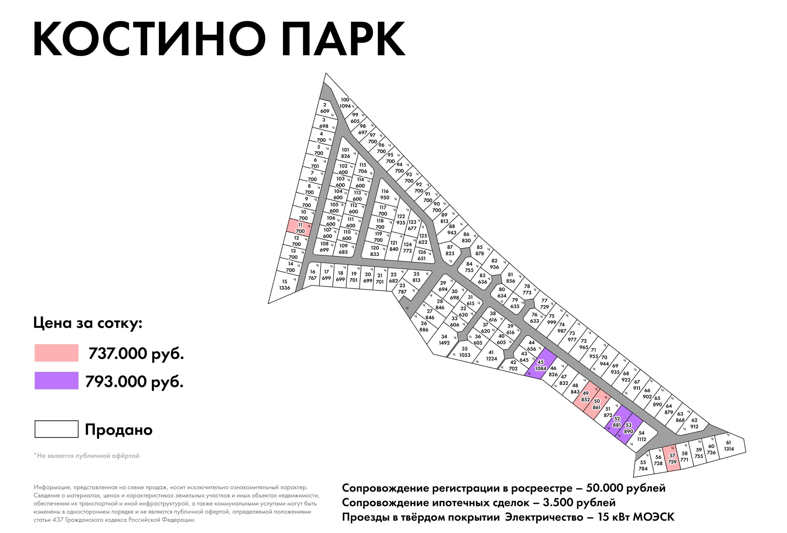 Костино Парк ген план